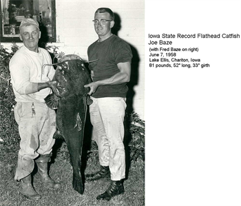 Joe Baze's Flathead Catfish 52inch, 06-01-58