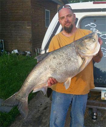 RANDY CONOVER's Silver Carp 42.5inch, 05-10-16