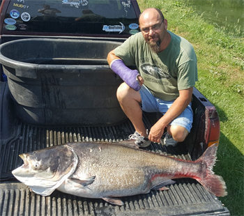 RANDY CONOVER's Bighead Carp 60inch, 05-28-18