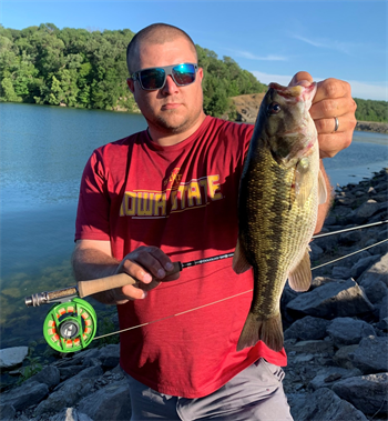 DAVIS HORTON's Spotted bass 15inch, 06-19-21