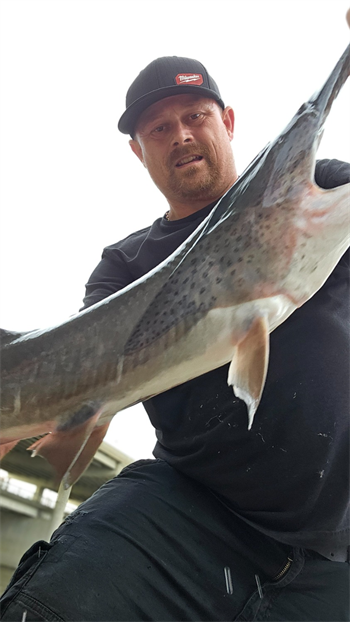 Glen ALLEN's Paddlefish 45inch, 08-03-24