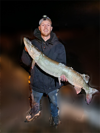 Travis Kreamer's Muskellunge 45inch, 11-10-24