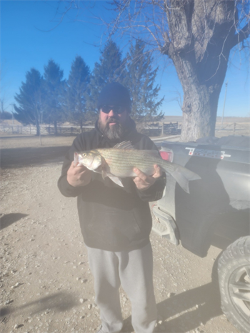 justin brewer's White Bass 21.5inch, 01-26-25