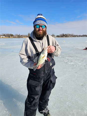 TYLER GRIFFIN's White Crappie 14.1inch, 02-07-25