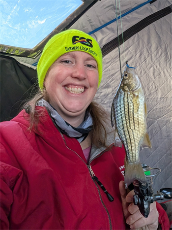 RENEE WIELENGA's Yellow Bass 10inch, 02-13-25