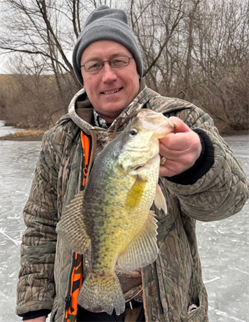 SHANE FITZPATRICK's White Crappie 14.5inch, 02-08-25