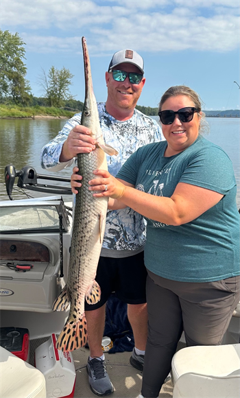 HETHER GUSTAFSON's Longnose Gar 48inch, 08-31-25