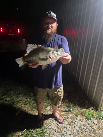 Joshua hamilton's Black Crappie 16inch, 09-01-25