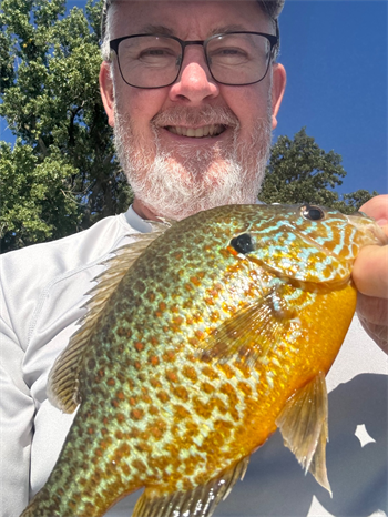 TODD BOERNER's Pumpkinseed 9inch, 09-26-25