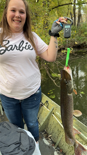 ELEANOR ARMSTRONG's Northern Pike 35inch, 10-17-25