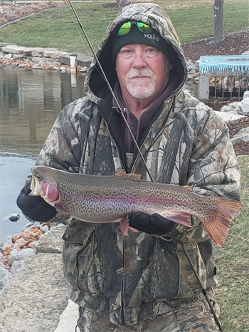 Danny Stauffer's Rainbow Trout 21inch, 11-11-25