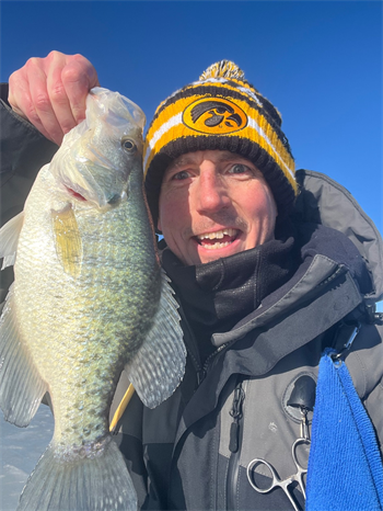 BLAINE STOTT's White Crappie 14inch, 12-21-25