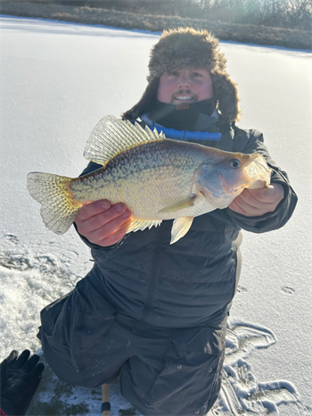 COLE EDGINGTON's Black Crappie 14.25inch, 01-25-26