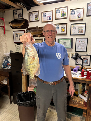 ROGER RUDEN's White Crappie 14inch, 02-16-26