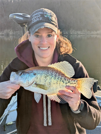 Kendi Arndt's White Crappie 14.5inch