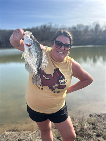 REBECCA EIGHMY's Black Crappie 15.5inch, 03-20-26