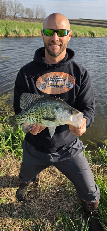 Brandon Posey's White Crappie 15.5inch, 04-19-26