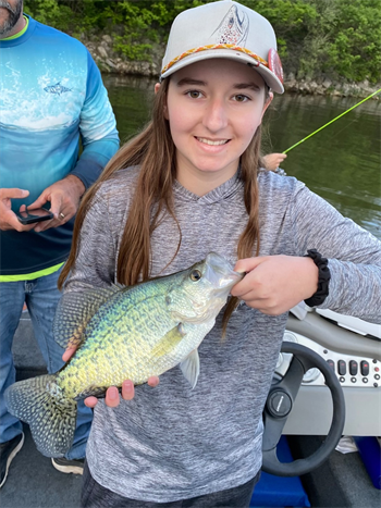 Hannah Embrey's White Crappie 14inch, 04-26-26
