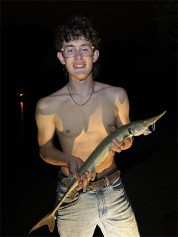 CANON SCHRAEDER's Shovelnose sturgeon 28.5inch, 05-15-26