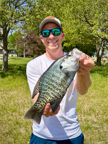 NICHOLAS JANS's White Crappie 14.25inch, 05-15-26