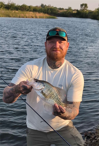Michael Rademacher's White Crappie 14.5inch, 05-17-26