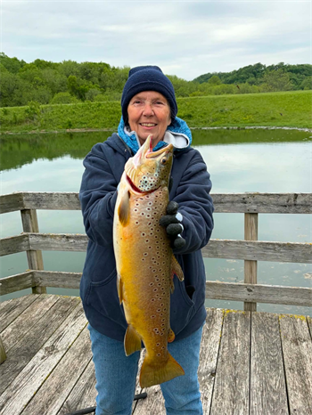 DEBRA HAYES's Brown Trout 23inch, 05-21-26