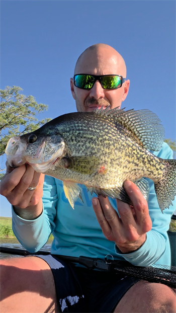 BRANDON POSEY's Black Crappie 14inch, 05-24-26