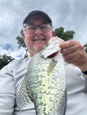 TODD BOERNER's White Crappie 14inch, 06-07-26