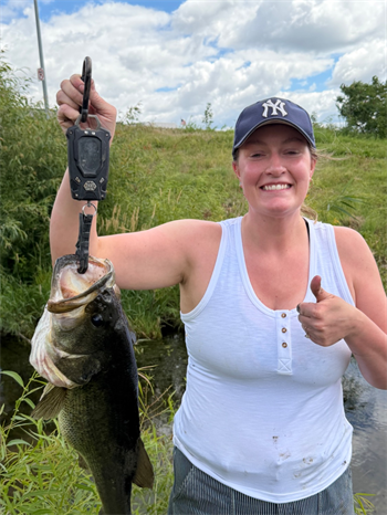 Katy Hoffman's Largemouth Bass 21.5inch, 06-14-26