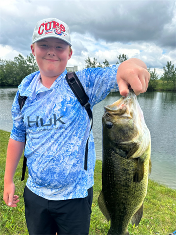 Gunner Branneman's Largemouth Bass 22inch, 06-14-26