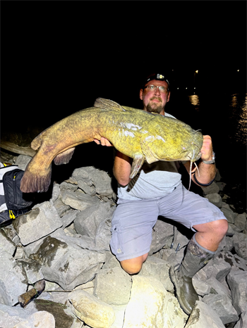 Timothy Lenox's Flathead Catfish 44inch, 06-16-26