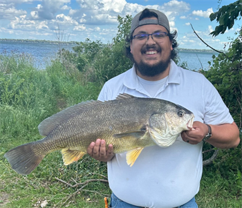 CORGAN PETERSEN's Freshwater Drum 29.25inch, 06-17-26