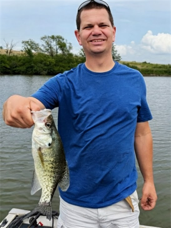 Brandon Arndt's White Crappie 14inch, 07-03-26