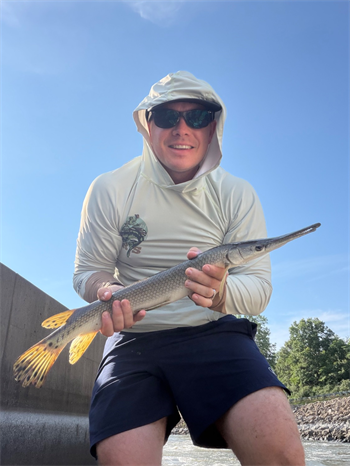 TANNER HEINRICHS's Shortnose gar 27.25inch