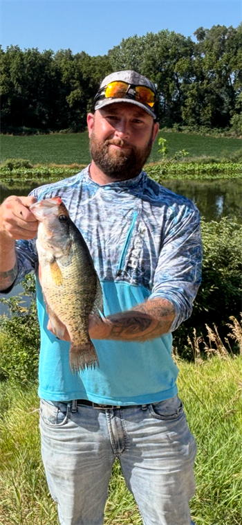 MICHAEL WELTZ's White Crappie 14.75inch, 07-18-26