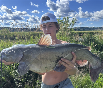 Walker Riggan's Channel Catfish 34.5inch, 07-21-26