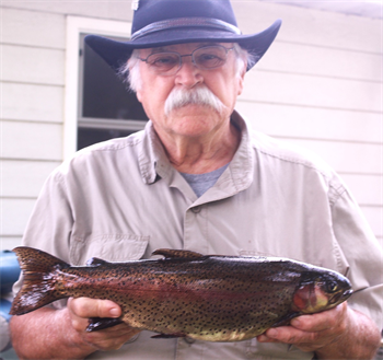 ROGER D VARGASON's Rainbow Trout 18inch, 07-25-26