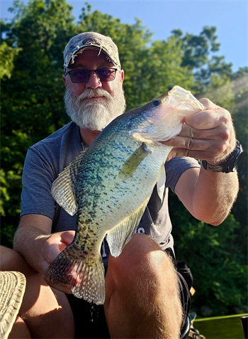 DANIEL KNIGHT's White Crappie 14.25inch, 08-02-26