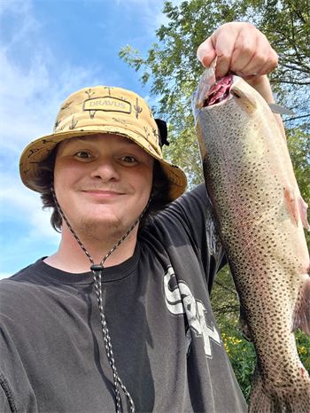 CALEB GOODWIN's Rainbow Trout 18inch, 08-30-26