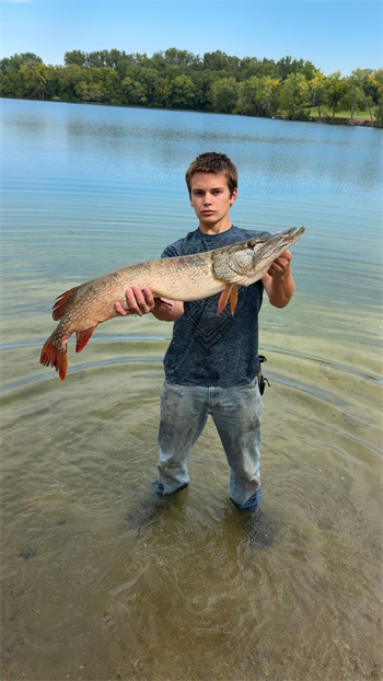 TUCKER HEABERLIN's Northern Pike 38inch, 09-13-26