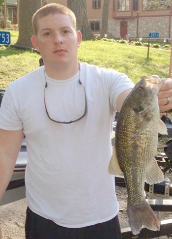 James Steffen's Spotted bass 16inch, 05-07-13