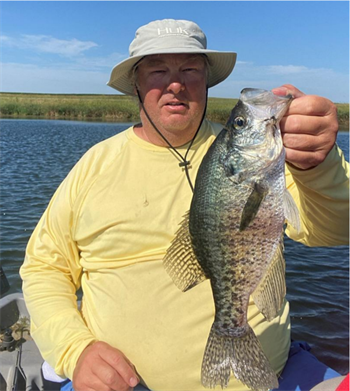 Mike Olson's White Crappie 15.25inch, 07-05-22