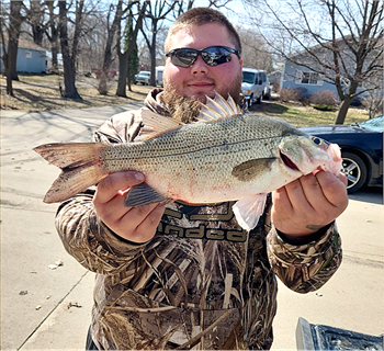 Hunter Nehls's White Bass 17inch, 04-02-23