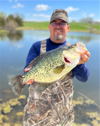 DANNY LOPEZ's Black Crappie 18.75inch, 04-30-23