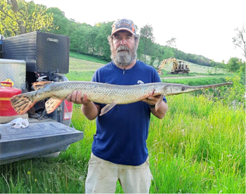 JAMES ANDREASEN's Longnose Gar 47inch, 05-11-24