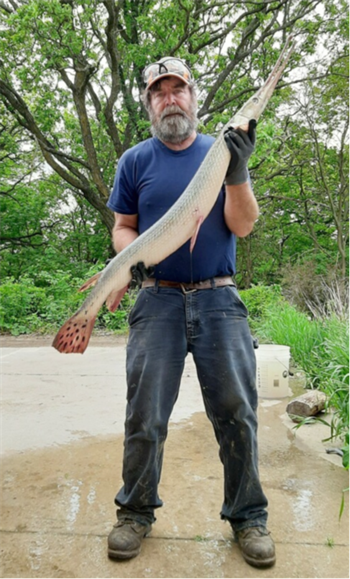 JAMES ANDREASEN's Longnose Gar 48.75inch, 05-12-24