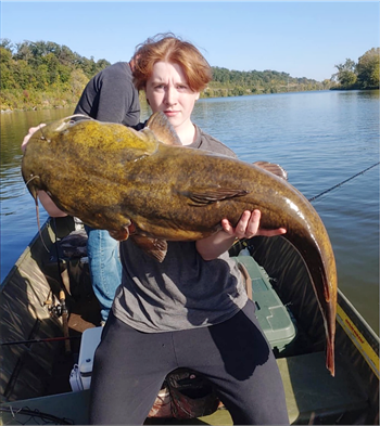 AYDEN KASAK's Flathead Catfish 41inch, 10-21-24