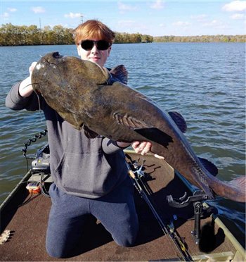 AYDEN KASAK's Flathead Catfish 37.5inch, 10-21-24