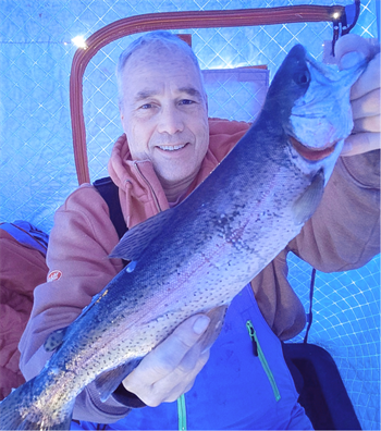 Creighton Whitehill's Rainbow Trout 18inch, 01-23-25