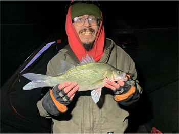 BRYCE TAKES's White Bass 17.25inch, 02-20-25